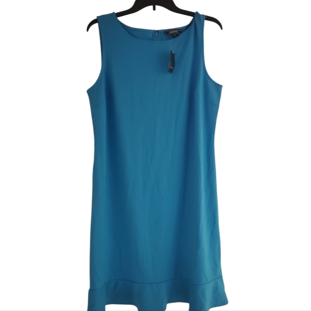 Land's End Flutter Hem Flare Dress